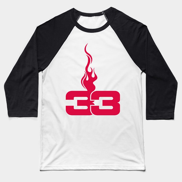 Flame 33 Max Verstappen Formula One Baseball T-Shirt by little-axii